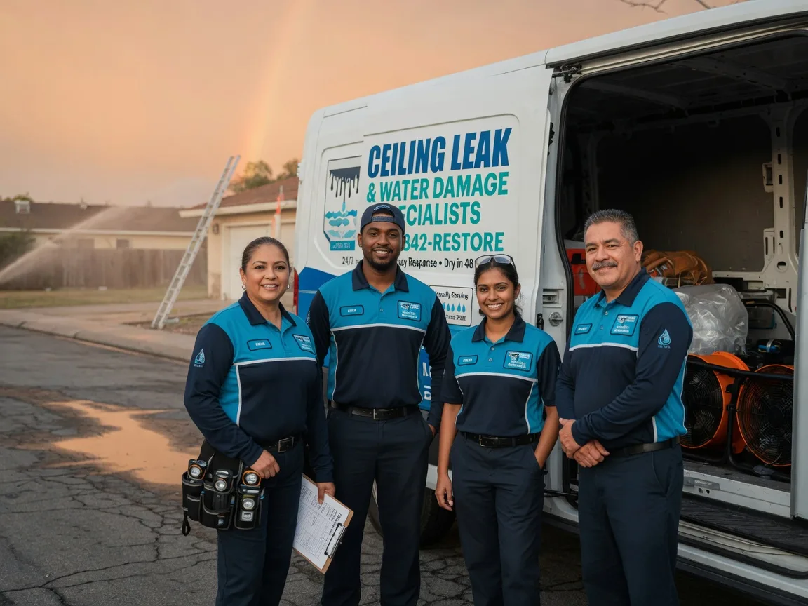 Ceiling Leak Cleanup company in Rock Springs, WI